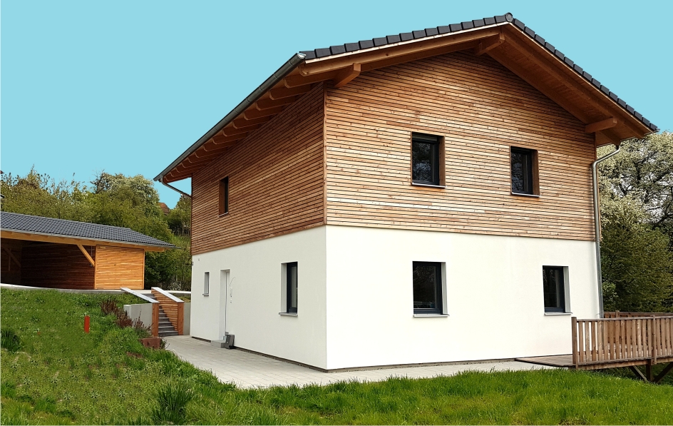 Niedrigenergiehaus in Holzständerbauweise